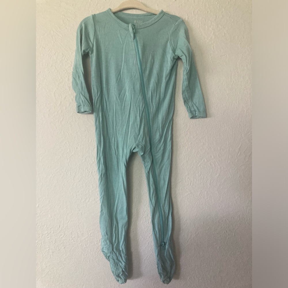 Jade Kyte baby zipper footie size 12-18m